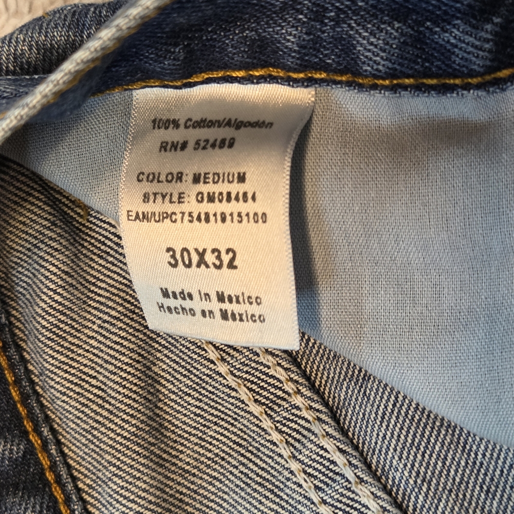 Men's George Regular Fit Jeans  Blue Size 30 x 32 - Picture 8 of 11